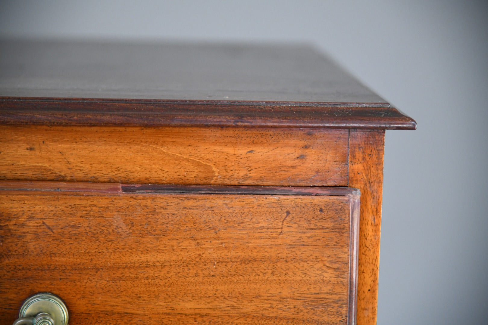 Antique Mahogany Two Part Chest of Drawers