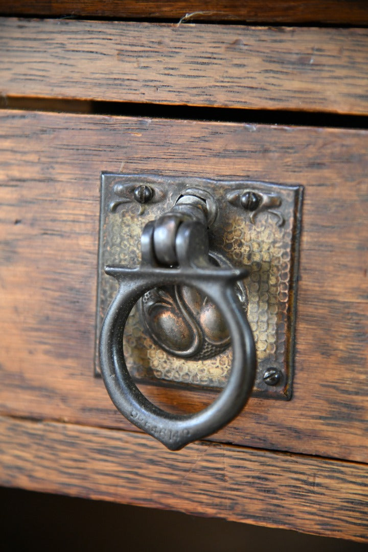 Arts & Crafts Oak Writing Bureau