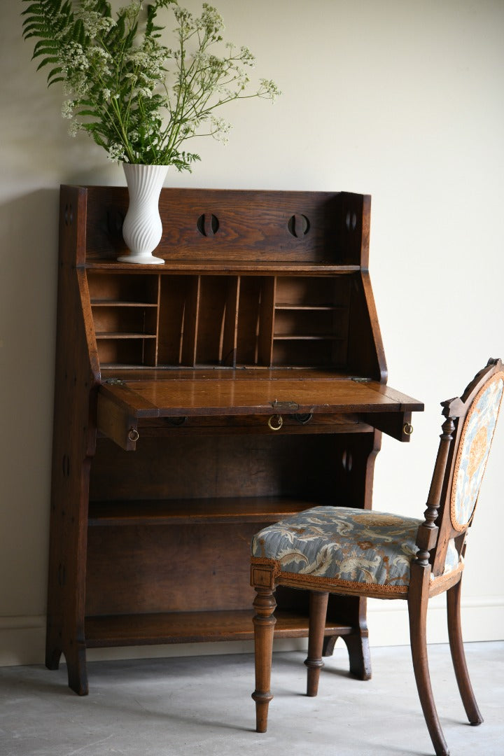 Arts & Crafts Oak Writing Bureau