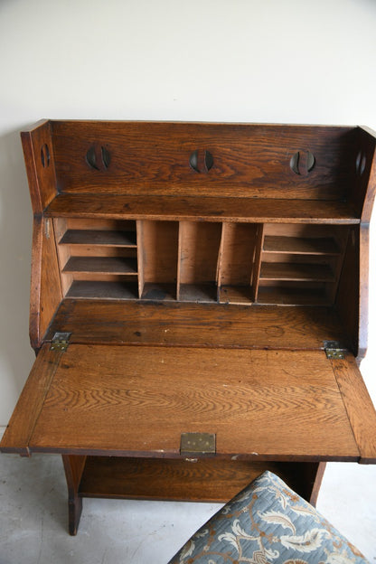 Arts & Crafts Oak Writing Bureau