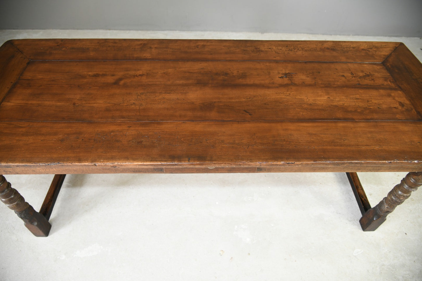 Antique Rustic Continental Refectory Table