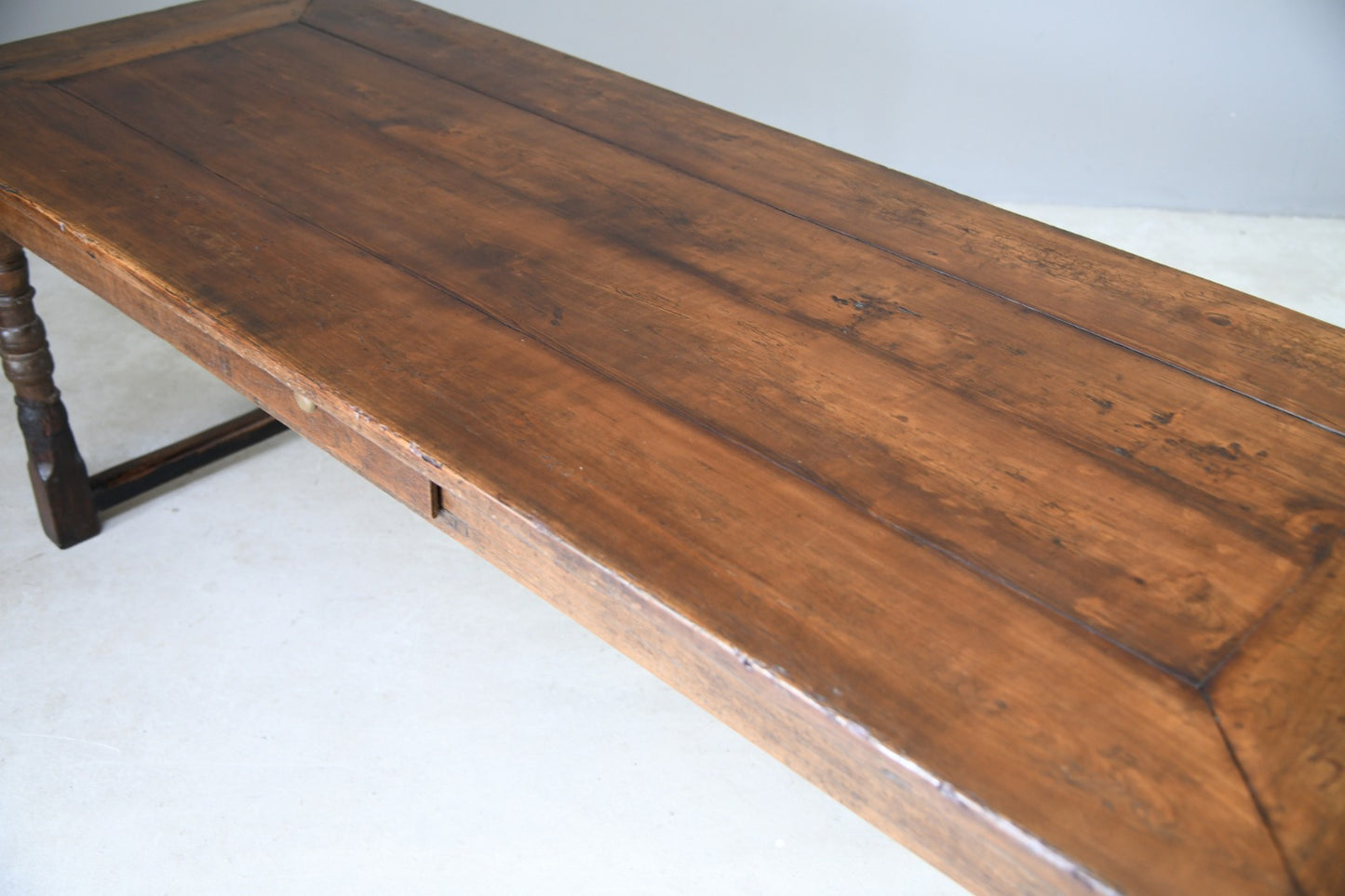 Antique Rustic Continental Refectory Table