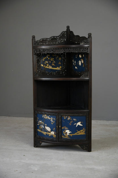 Antique Japanese Corner Cabinet