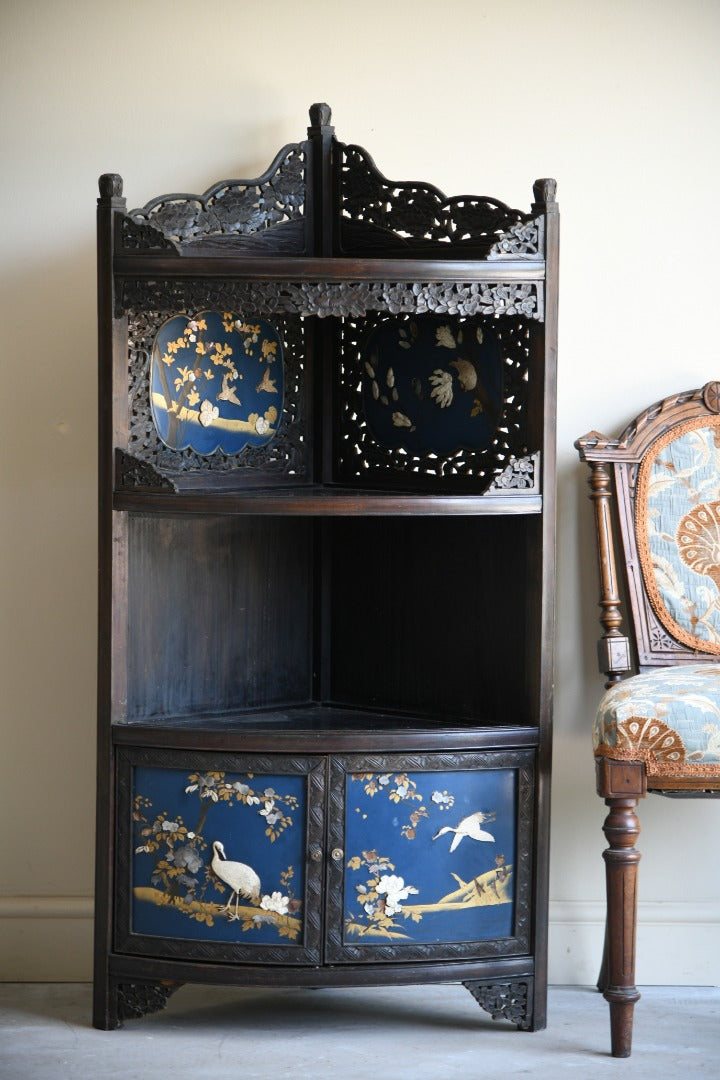 Antique Japanese Corner Cabinet