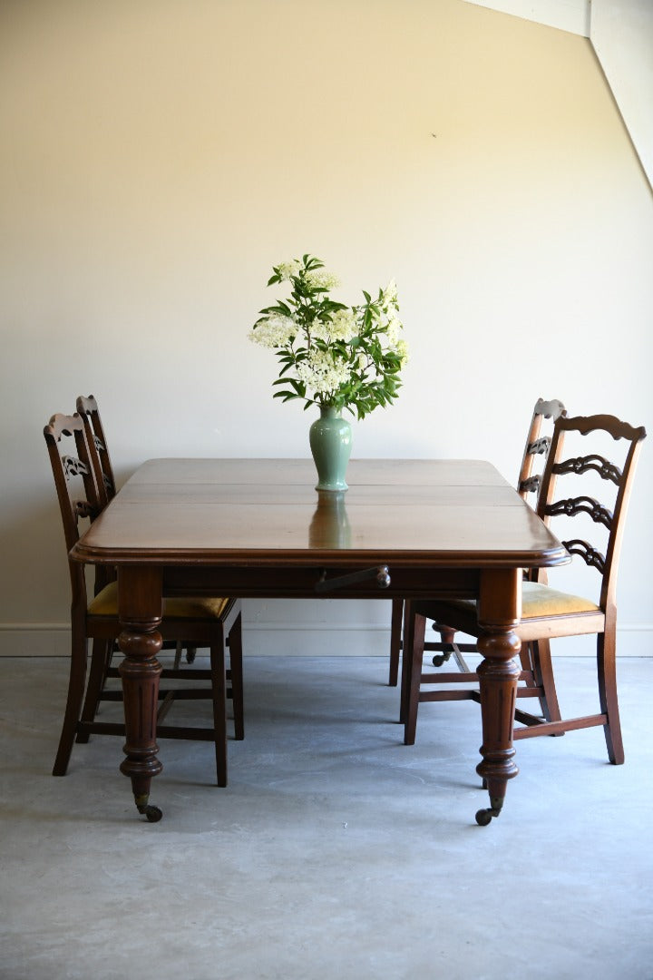 Victorian Wind Out Dining Table – Kernow Furniture