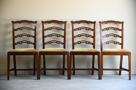 Set 4 Georgian Style Dining Chairs