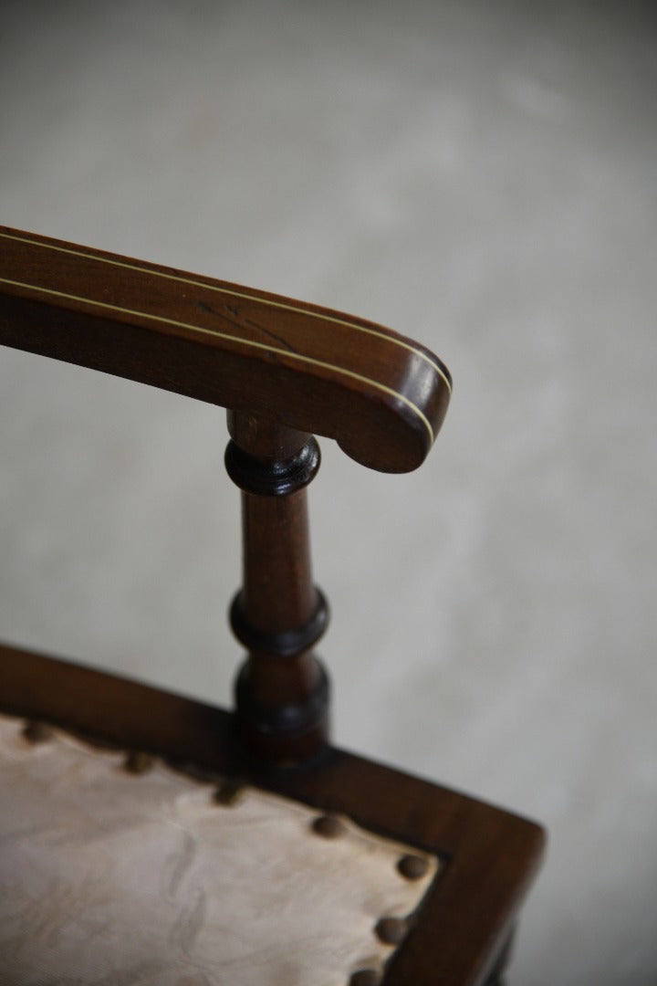 Edwardian Stained Beech Bench