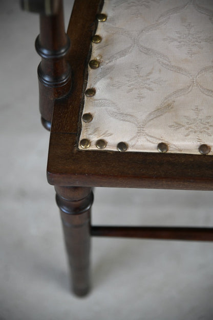 Edwardian Stained Beech Bench