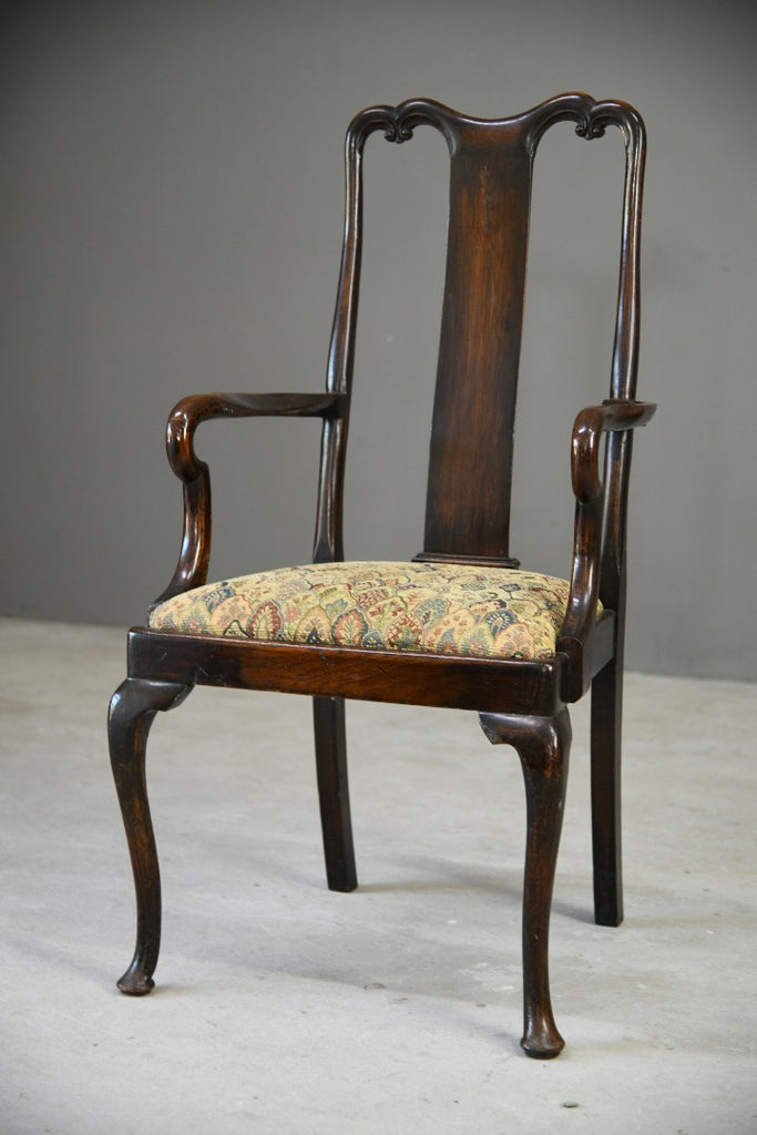 Single Queen Anne Style Chair