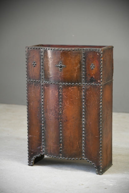 Early 20th Century Leather Stick Stand