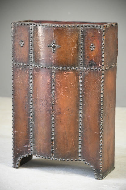 Early 20th Century Leather Stick Stand