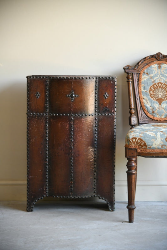 Early 20th Century Leather Stick Stand