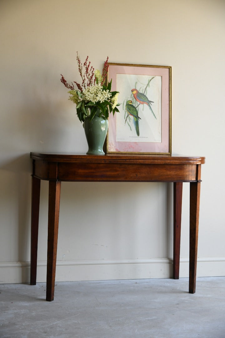 Antique Mahogany Tea Table