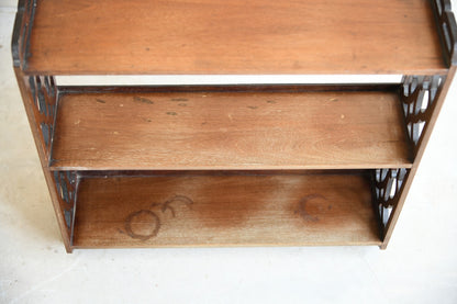 Pierced Mahogany Wall Bracket