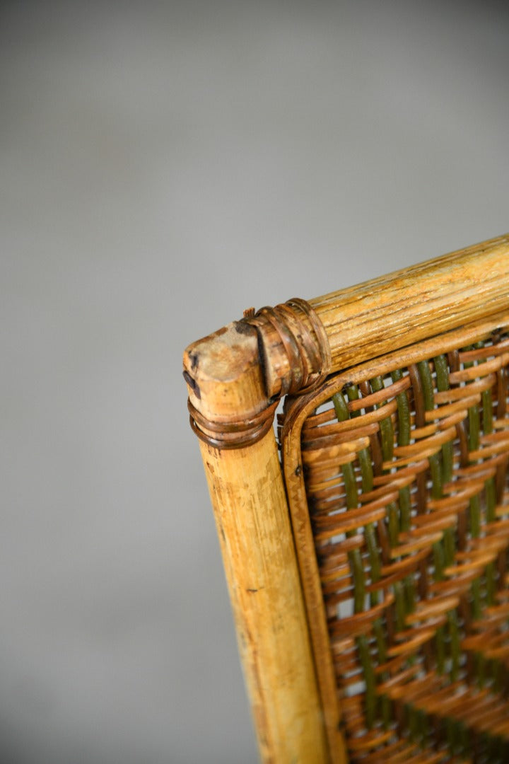 Early 20th Century French Rattan Cafe Chairs