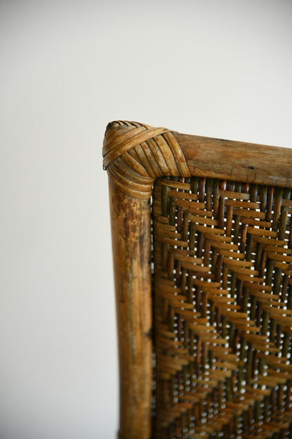 Early 20th Century French Rattan Cafe Chairs