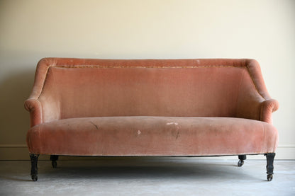 Antique French Upholstered Sofa