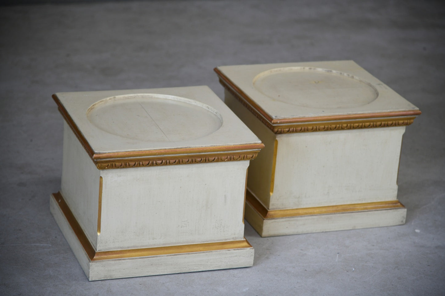 Pair Contemporary Pedestals