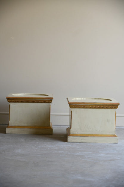 Pair Contemporary Pedestals