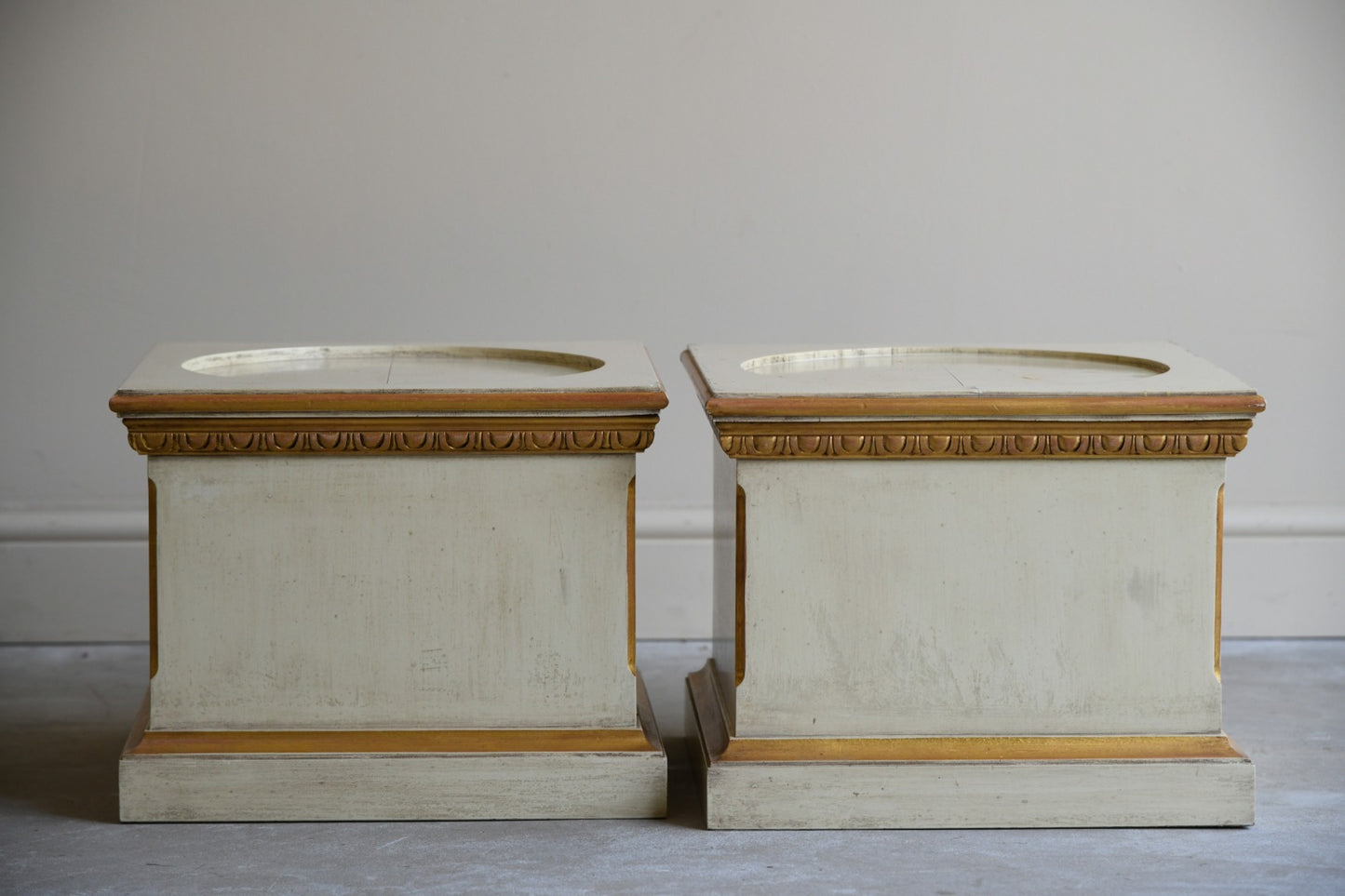 Pair Contemporary Pedestals