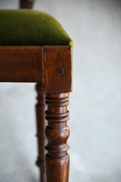 4 Mahogany Bar Back Dining Chairs