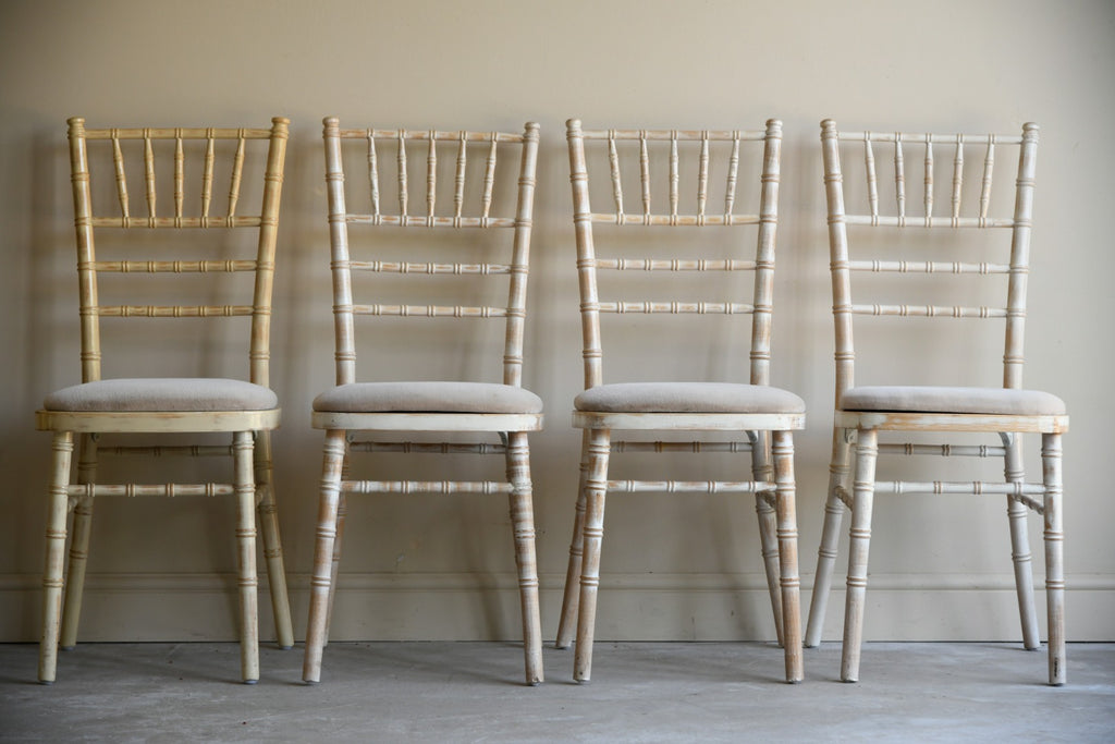 Simulated Bamboo Banquet Chairs