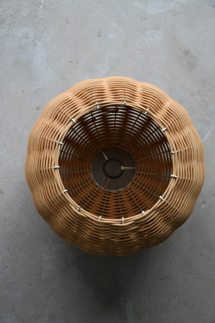 Vintage Wicker Lampshade