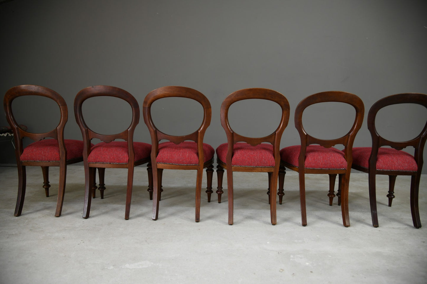 6 Victorian Mahogany Dining Chairs