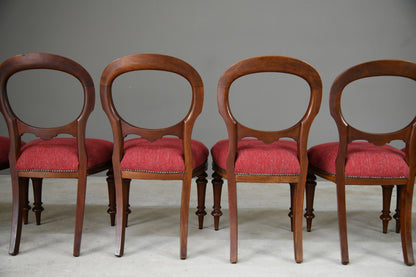 6 Victorian Mahogany Dining Chairs