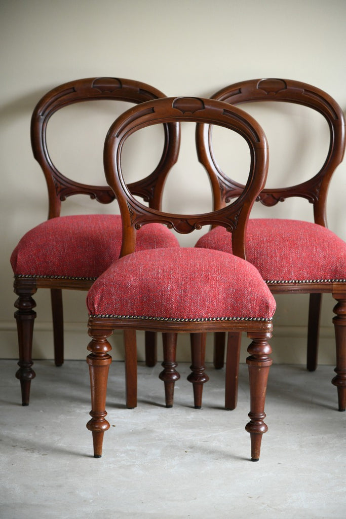 6 Victorian Mahogany Dining Chairs
