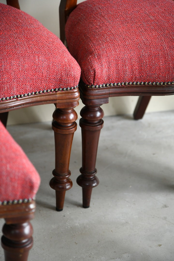 6 Victorian Mahogany Dining Chairs