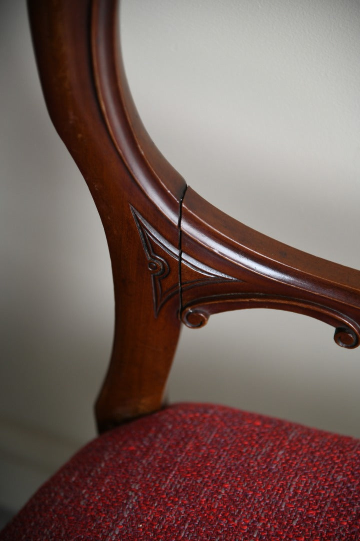 6 Victorian Mahogany Dining Chairs