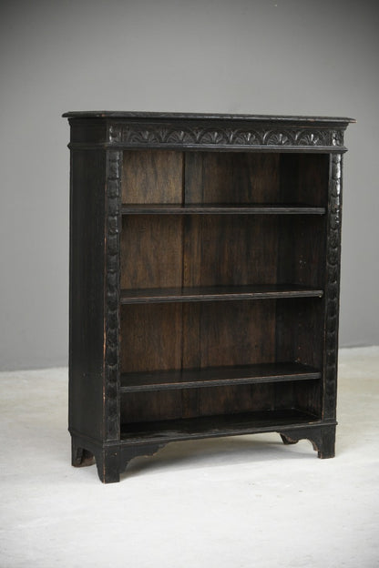 Victorian Dark Oak Bookcase