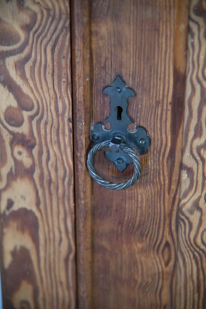 Arts & Crafts Pitch Pine Wardrobe