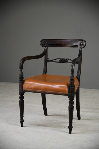 Antique Mahogany Carver Chair