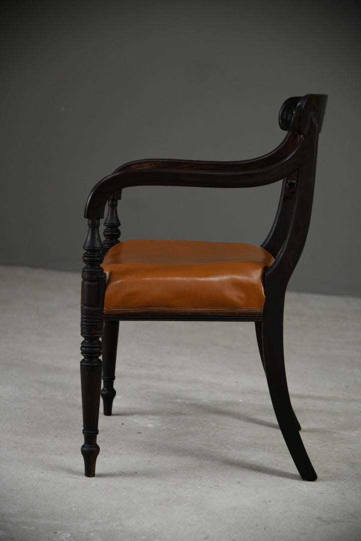 Antique Mahogany Carver Chair