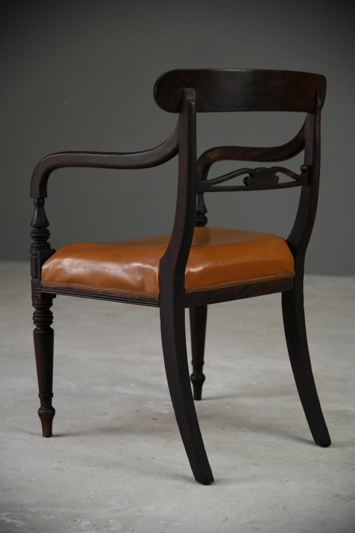 Antique Mahogany Carver Chair