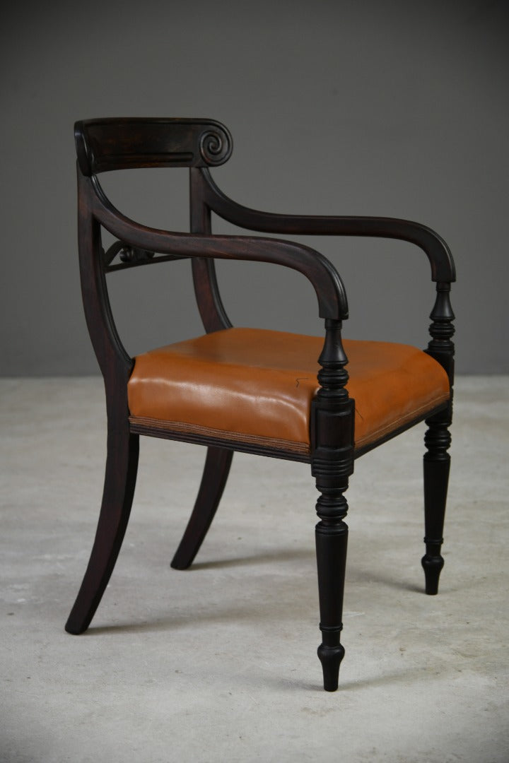 Antique Mahogany Carver Chair