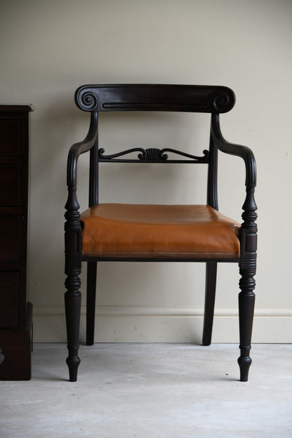 Antique Mahogany Carver Chair