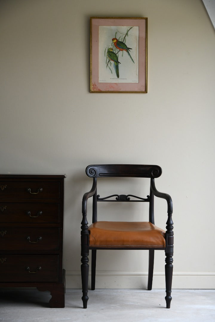 Antique Mahogany Carver Chair