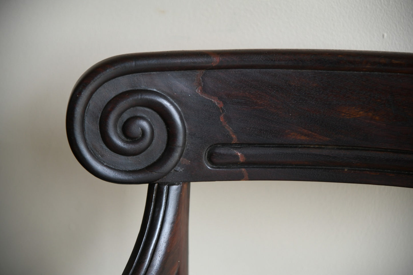 Antique Mahogany Carver Chair