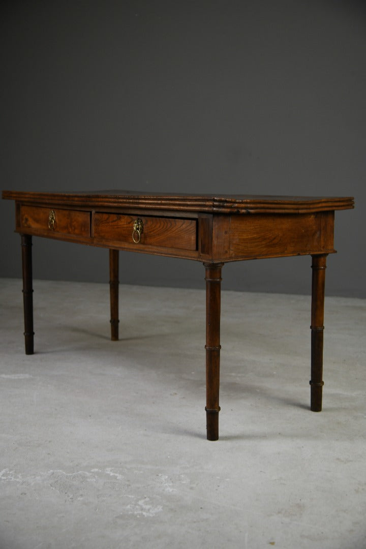 Antique Elm Side Table