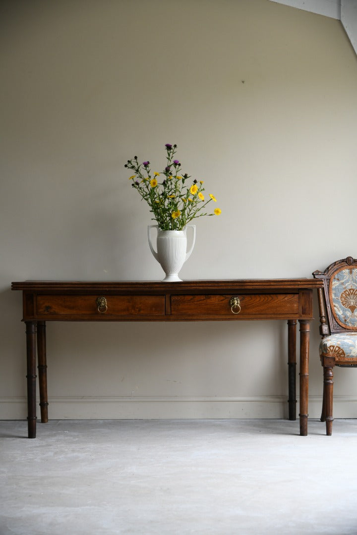 Antique Elm Side Table