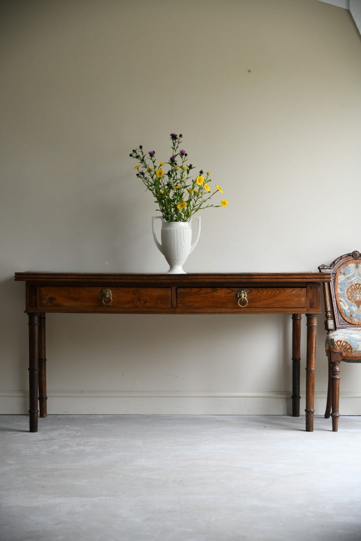 Antique Elm Side Table