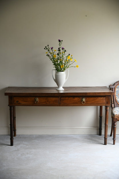 Antique Elm Side Table