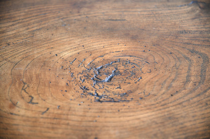 Antique Elm Side Table