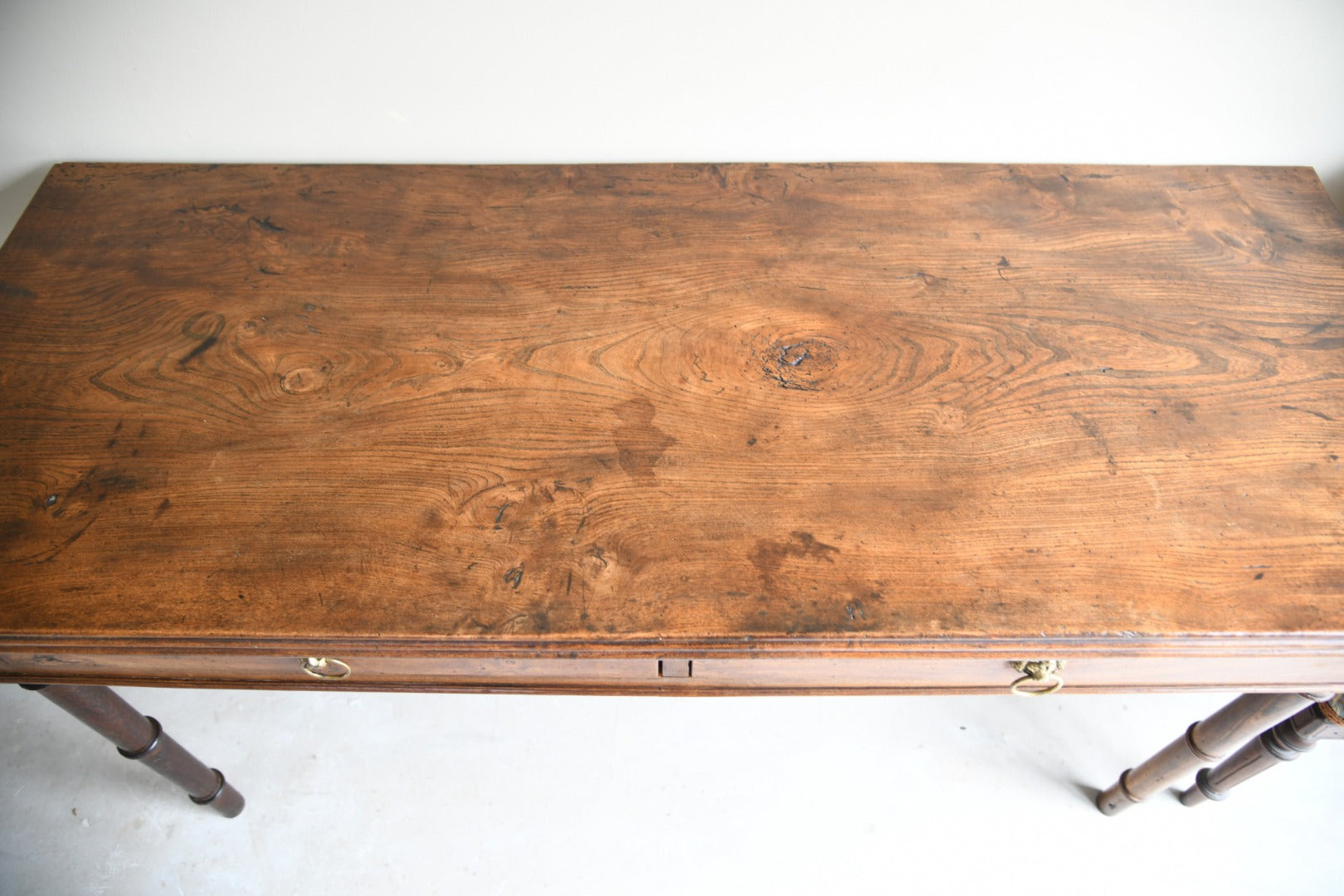 Antique Elm Side Table