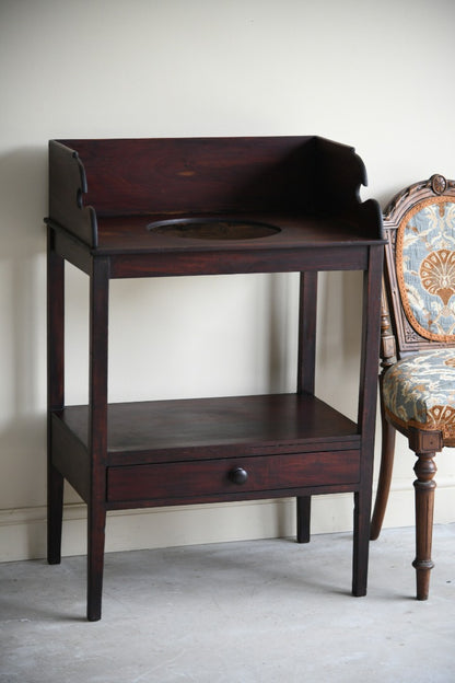 Antique Mahogany Washstand