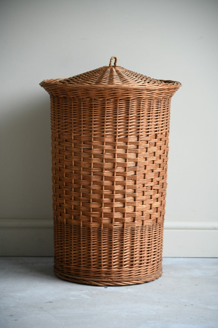 Large Vintage Wicker Basket