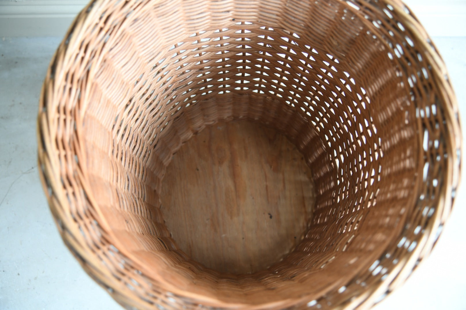 Large Vintage Wicker Basket